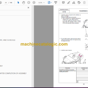 Komatsu D155AXi-8E0 Bulldozer Field Assembly Instruction (GEN00194-01)