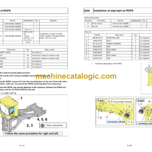 Komatsu WA800-8, WA900-8 Wheel Loader Field Assembly Instruction (GEN00212-07)