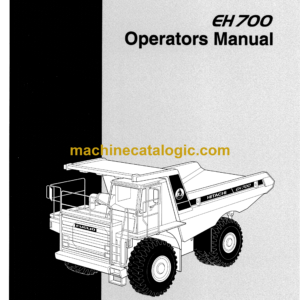 Hitachi EH700 (404TD) Dump Truck Operator's Manual (10189)