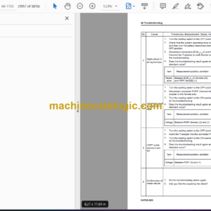 Komatsu D475A-8E0 Bulldozer Shop Manual (SEN06781-07)