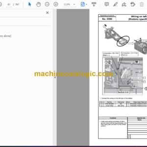 Komatsu WA800-3E0, WA900-3E0 Wheel Loader Field Assembly Instruction (SEBM0383C01)