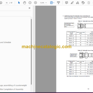 Komatsu PC360LC-11 Hydraulic Excavator Field Assembly Instruction (GEN00130-01)