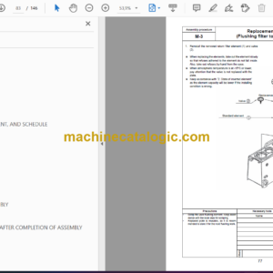 Komatsu D155AXi-8E0 Bulldozer Field Assembly Instruction (GEN00194-00)