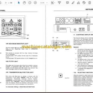 Hitachi EH700 (404TD) Dump Truck Operator’s Manual (10189)