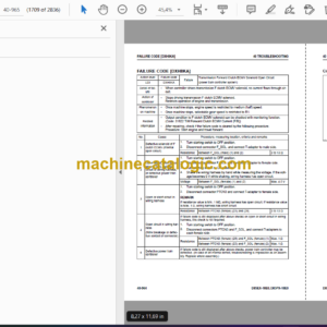 Komatsu D85EX-18E0, D85PX-18E0 Bulldozer Shop Manual (SEN06909-02)