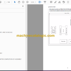 Komatsu D155AXi-8 Bulldozer Field Assembly Instruction (GEN00135-03)