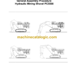 Komatsu PC5500 Hydraulic Excavator General Assembly Procedure Manual