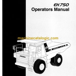 Hitachi EH750 (404TD) Dump Truck Operator's Manual (10180)