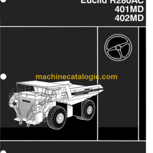 Hitachi R280AC 401MD,402MD Dump Truck Operator's Manual (10160)