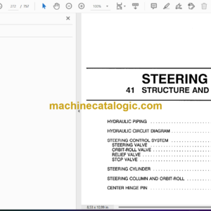 Komatsu WA380-1LC Wheel Loader Shop Manual (CEBMW23030)