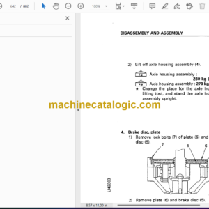 Komatsu WA380-3 Wheel Loader Shop Manual (SEBM006104)