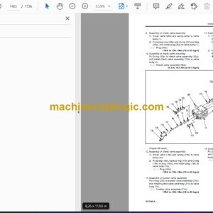 Komatsu D375A-6 Bulldozer Shop Manual (SEN06849-01)