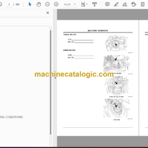 Hitachi ZX110 Class, ZX120 Class, ZX160 Class, ZX180 Class, ZX200 Class, ZX225USR Class, ZX230 Class, ZX330 Class Hydraulic Excavator Operator’s Manual (EM1G6-3-1)