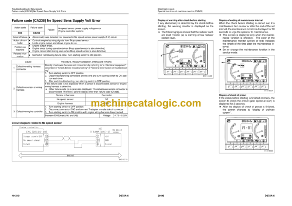 Komatsu D375A-6 Bulldozer Shop Manual (SEN06849-01)