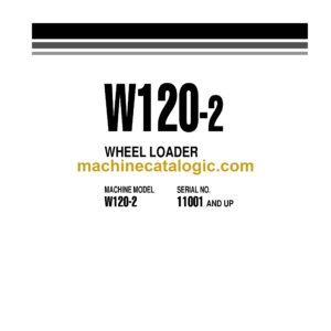 Komatsu W120-2 Wheel Loader Shop Manual (SEBM0383B01)