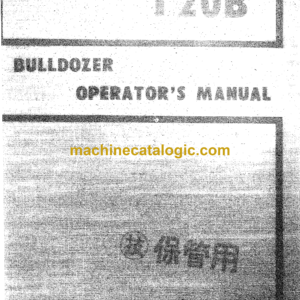 Hitachi T20B Bulldozer Operator's Manual (EM533-1-5)