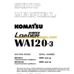 Komatsu WA120-3 Avance Loader Wheel Loader Shop Manual (SEBM005706)