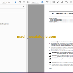 Komatsu WA470-5, WA480-5 Wheel Loader Shop Manual (SEBM024419)