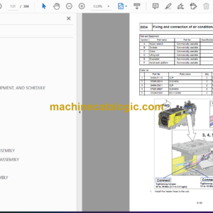 Komatsu WA900-8 Wheel Loader Field Assembly Instruction (GEN00182-02)