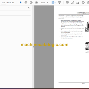 Hitachi EX1900E-6 Electric Excavator Operator’s Manual (ENMKBC-1-1, ENMKBC-1-2, ENMKBC-1-3, ENMKBC-1-4)