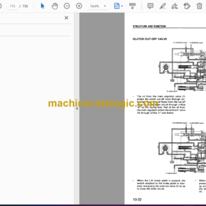 Komatsu WA120-3 Avance Loader Wheel Loader Shop Manual (SEBM005706)