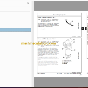 John Deere POWERTECH 4.5 & 6.8 L Diesel Engines Level 4 Electronic Fuel System Component Technical Manual (CTM170)