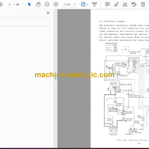 Hitachi UH121,UH121LC Hydraulic Excavator Operator’s Manual (EM171-1-6, EM171-2-2, EM171-2-3)