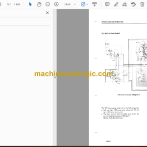 Komatsu D66S-1 Bulldozer Shop Manual (SEBM0142A10)