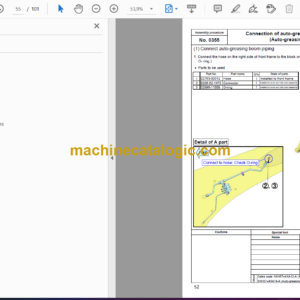 Komatsu WA600-6 Wheel Loader Field Assembly Instruction (GEN00036-03)