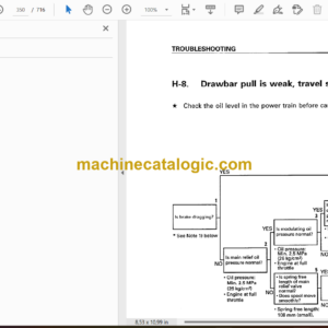 Komatsu D61EX-12, D61PX-12 Bulldozer Shop Manual (SEBM018906)