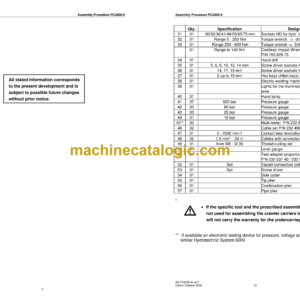 Komatsu PC3000-6 Hydraulic Excavator General Assembly Procedure Manual