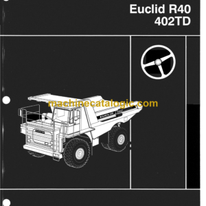 Hitachi R40 402TD Dump Truck Operator's Manual (10113ENG)