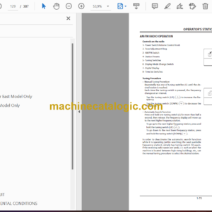 Hitachi ZX450-3, ZX470H-3, ZX450LC-3, ZX470LCH-3, ZX500LC-3, ZX520LCH-3 Hydraulic Excavator Operator’s Manual (EM1J1-1-2)