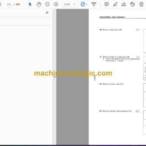 Komatsu WA380-3 Avance Loader Wheel Loader Shop Manual (SEBM006105)