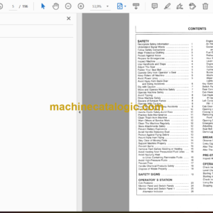 Hitachi EX220-3,EX220LC-3 Excavator Operator’s Manual (EM15D-NA1-1)