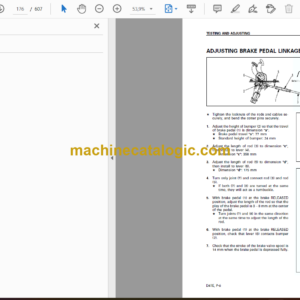 Komatsu D41E,P-6 Bulldozer Shop Manual (SEBM028803)