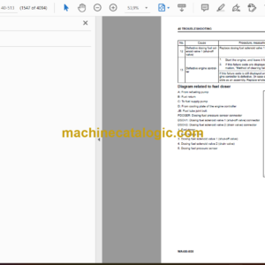 Komatsu WA480-8E0 Wheel Loader Shop Manual (VENBM54000)