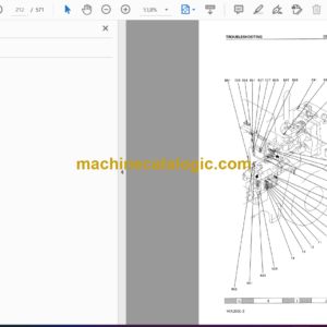 Komatsu WA300L-3 Avance Loader Wheel Loader Shop Manual (SEBM017300)
