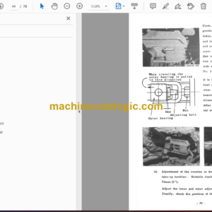 Hitachi UH06-2 Hydraulic Excavator Operating Manual Service Manual (EM160-2)