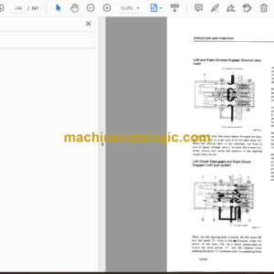 Komatsu D355A-3 Bulldozer Shop Manual (SEBM0195B09)