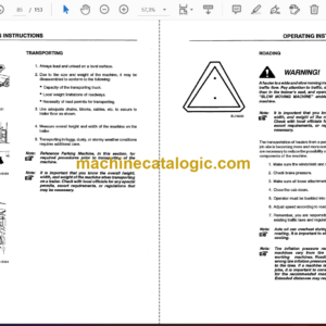 Hitachi R36C 357TD Dump Truck Operator’s Manual (10158ENG)