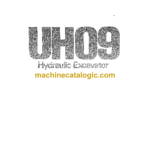 Hitachi UH09 Hydraulic Excavator Operation Manual (EM750-3)