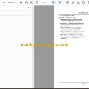 Hitachi EX8000-7 Cummins FCO Engine Hydraulic Excavator Operator’s Manual (ENMKHA-1-1, ENMKHA-1-2)