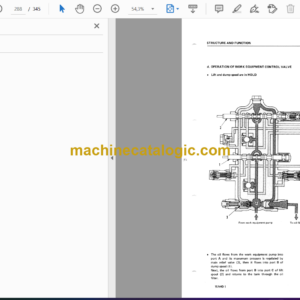 Komatsu WA40-1 Wheel Loader Shop Manual (SEBM03630101)