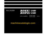 Komatsu D51EXi-24E0, D51PXi-24E0 Bulldozer Shop Manual (SEN06887-07)