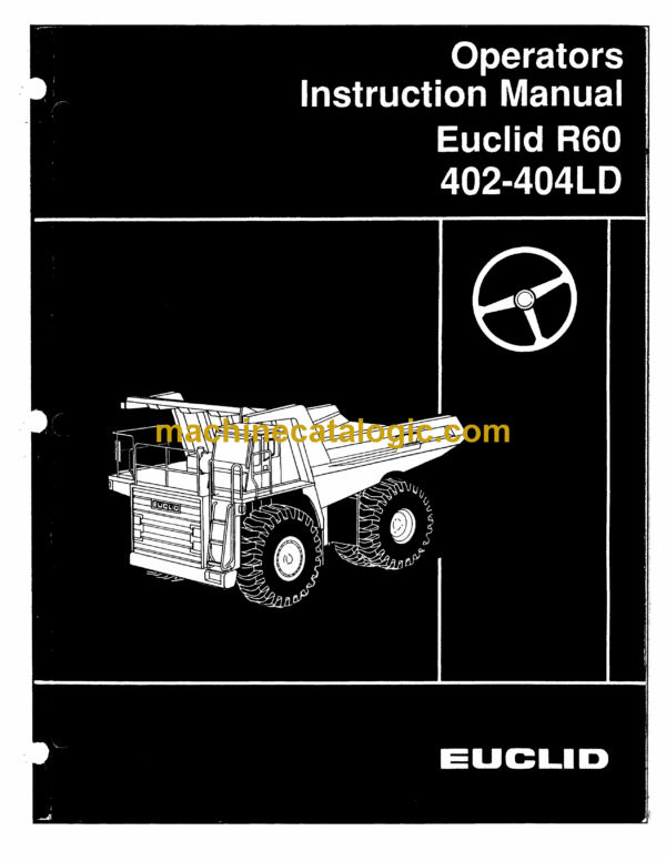 Hitachi R60 402-404LD Operator's Manual (10078ENG)