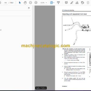 Komatsu D155AX-6 Bulldozer Shop Manual (SEN00596-29)