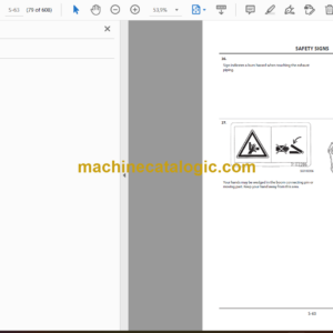 Hitachi ZX470LCH-5B Multi-Boom Specification Machine Operator’s Manual (ENMJAA-MB1-1)