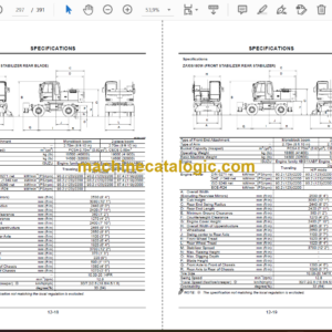 Hitachi ZX130W,ZX160W,ZX180W,ZX210W Excavator Operator’s Manual (EMCBB-EN2-1, EMCBB-EN3-1)