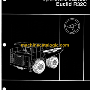 Hitachi R32C 353TD Dump Truck Operator's Manual (2116668672)